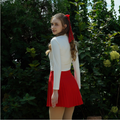 Women’s Red Pleated Golf Skirt