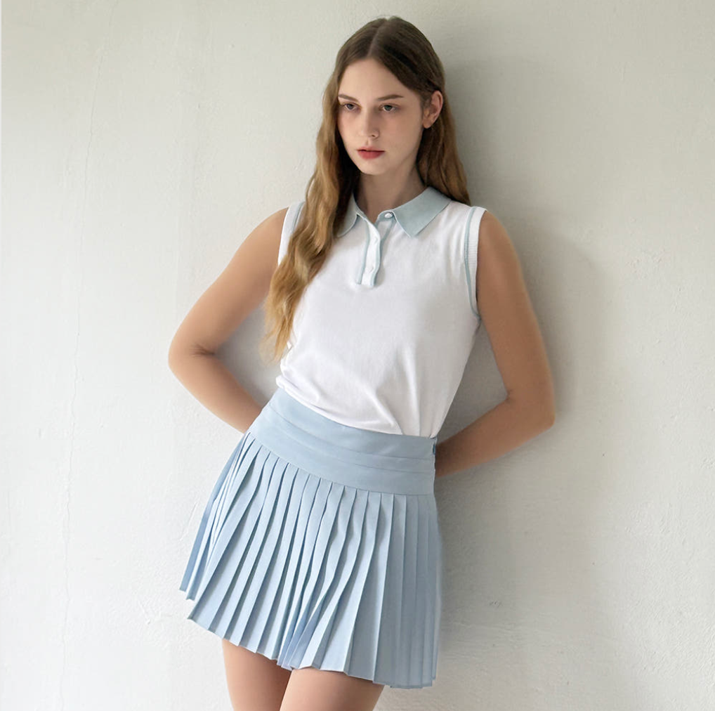 Women’s Sleeveless Tencel Golf Knit Top – Cooling Fabric
