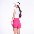 Women's Pink Stretch 4-Length Golf Shorts