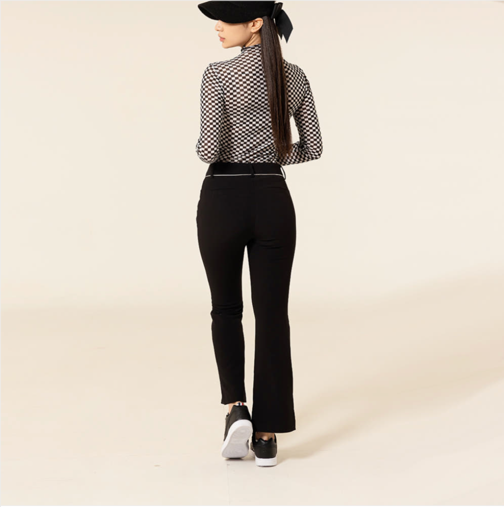 Women's Bootcut Golf Pants with Front Slit